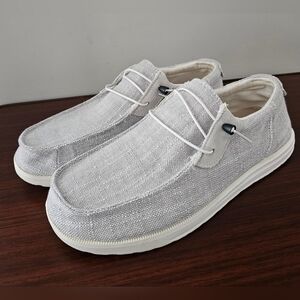 BRUNO MARC Dream Comfort Mens Gray Slip On Loafers, Shoes